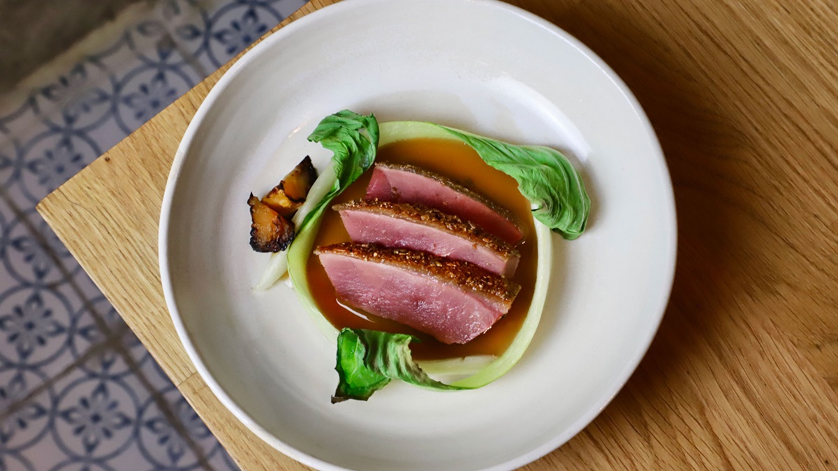 El pato del bellota es uno de los platos estrellas del restaurante
