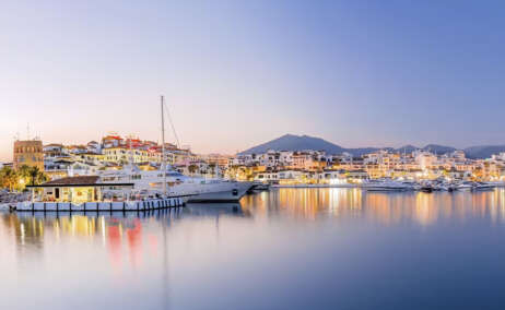 Puerto Banús en Marbella ,Málaga