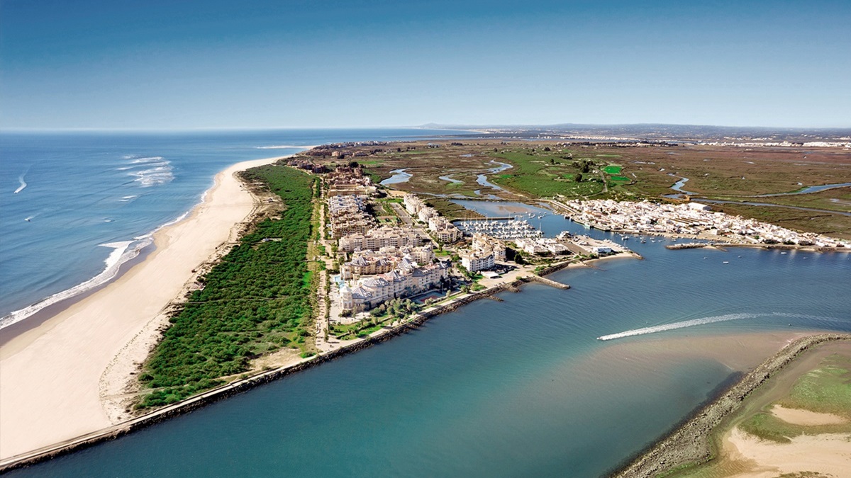 La playa de Isla Canela en Ayamonte