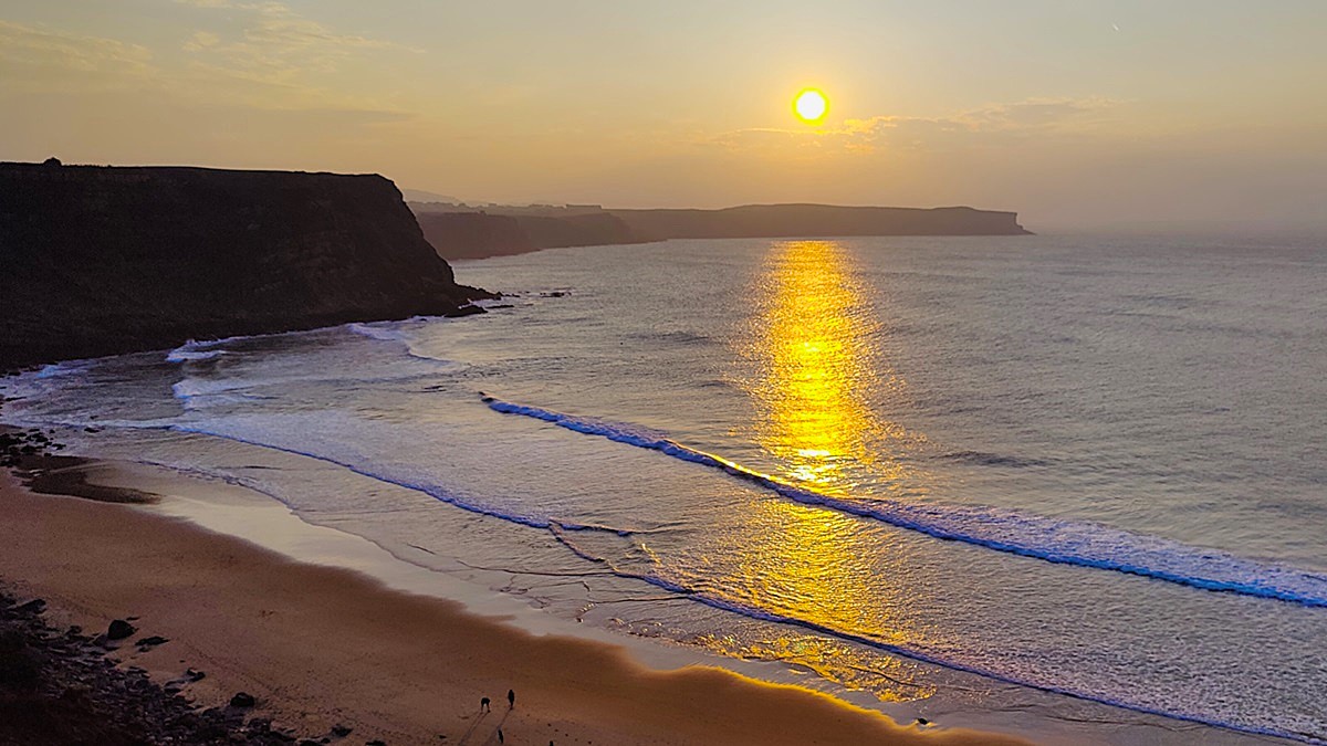 La playa de los Locos en Suances