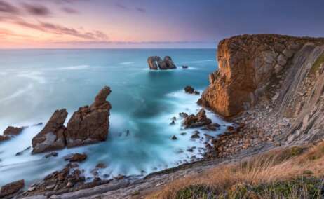 El geoparque de la Costa Quebrada en Cantabria