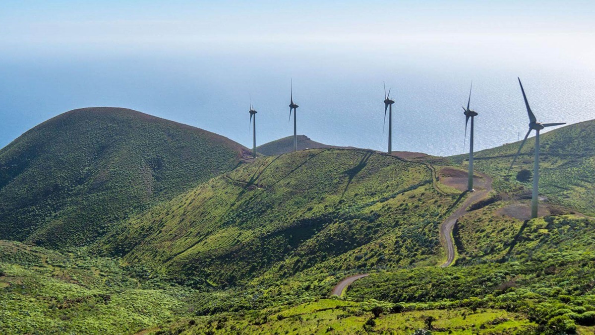 La isla sostenible de El Hierro en las Islas Canarias