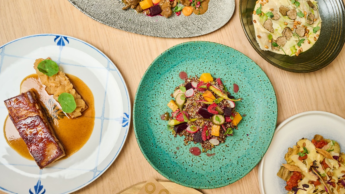 Selección de platos de la carta de otoño