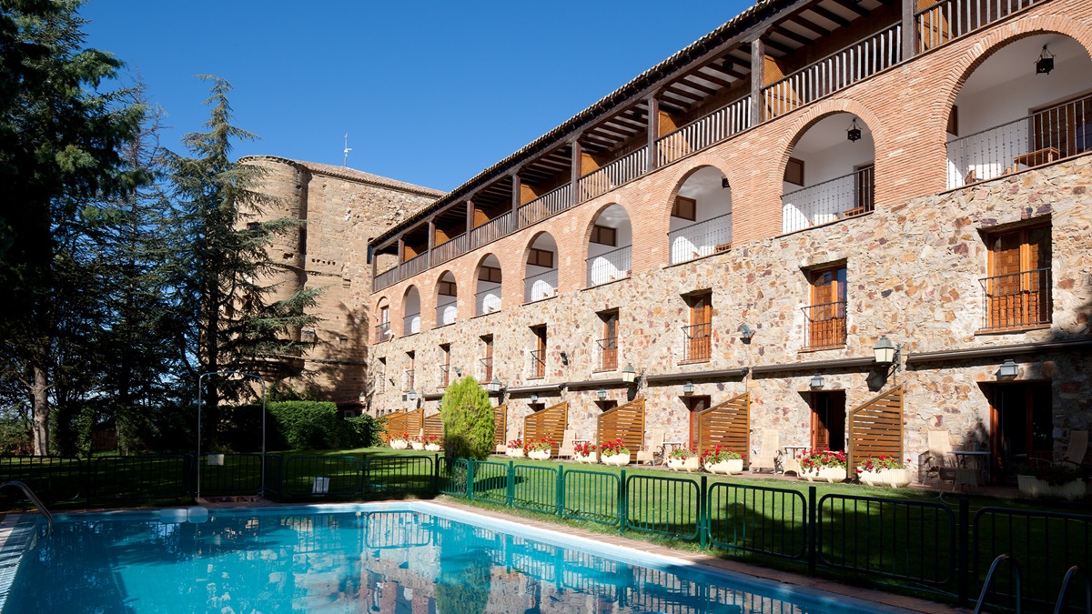 La piscina del Parador de Benavente