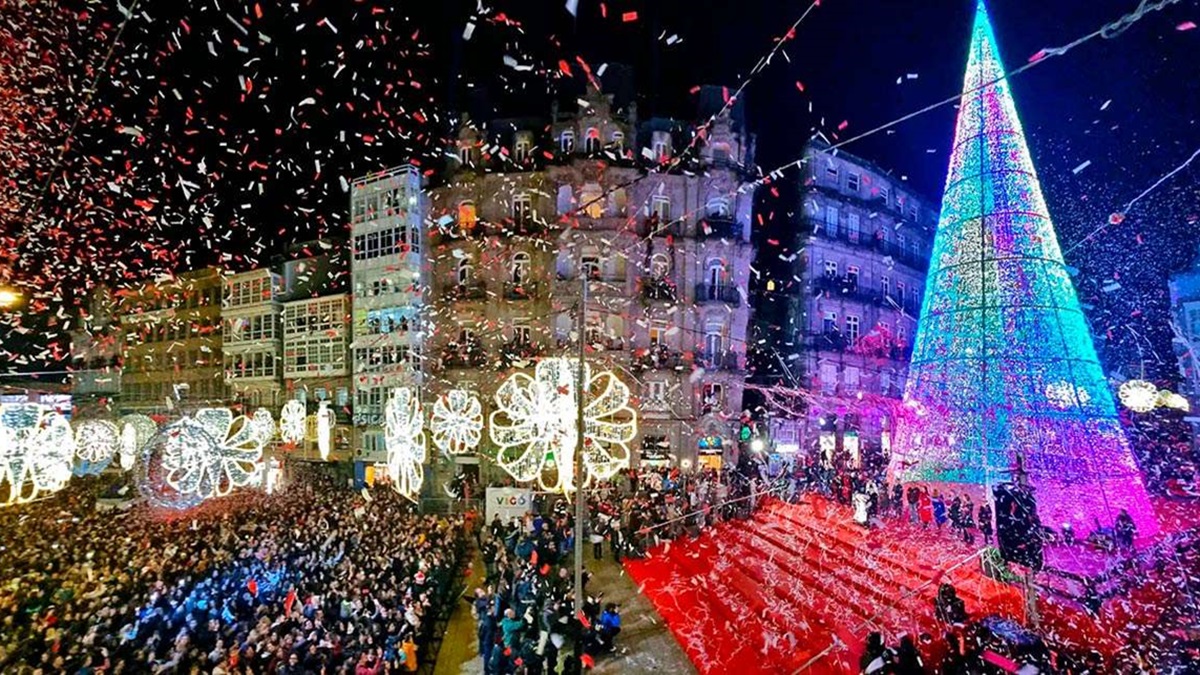 El encendido de las luces de Vigo
