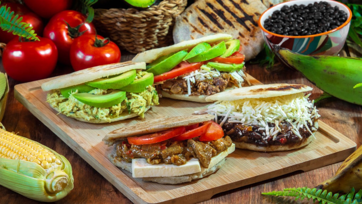 Algunas de las arepas de Tumatey, Barcelona