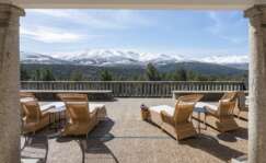 La terraza del Parador de la Sierra de Gredos
