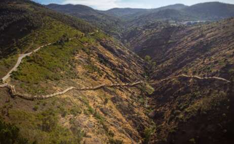 Las pasarelas del Barranco do Demo en el Algarve portugués