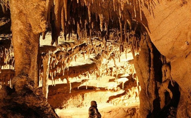 1024px Mammoth Cave travertine formation