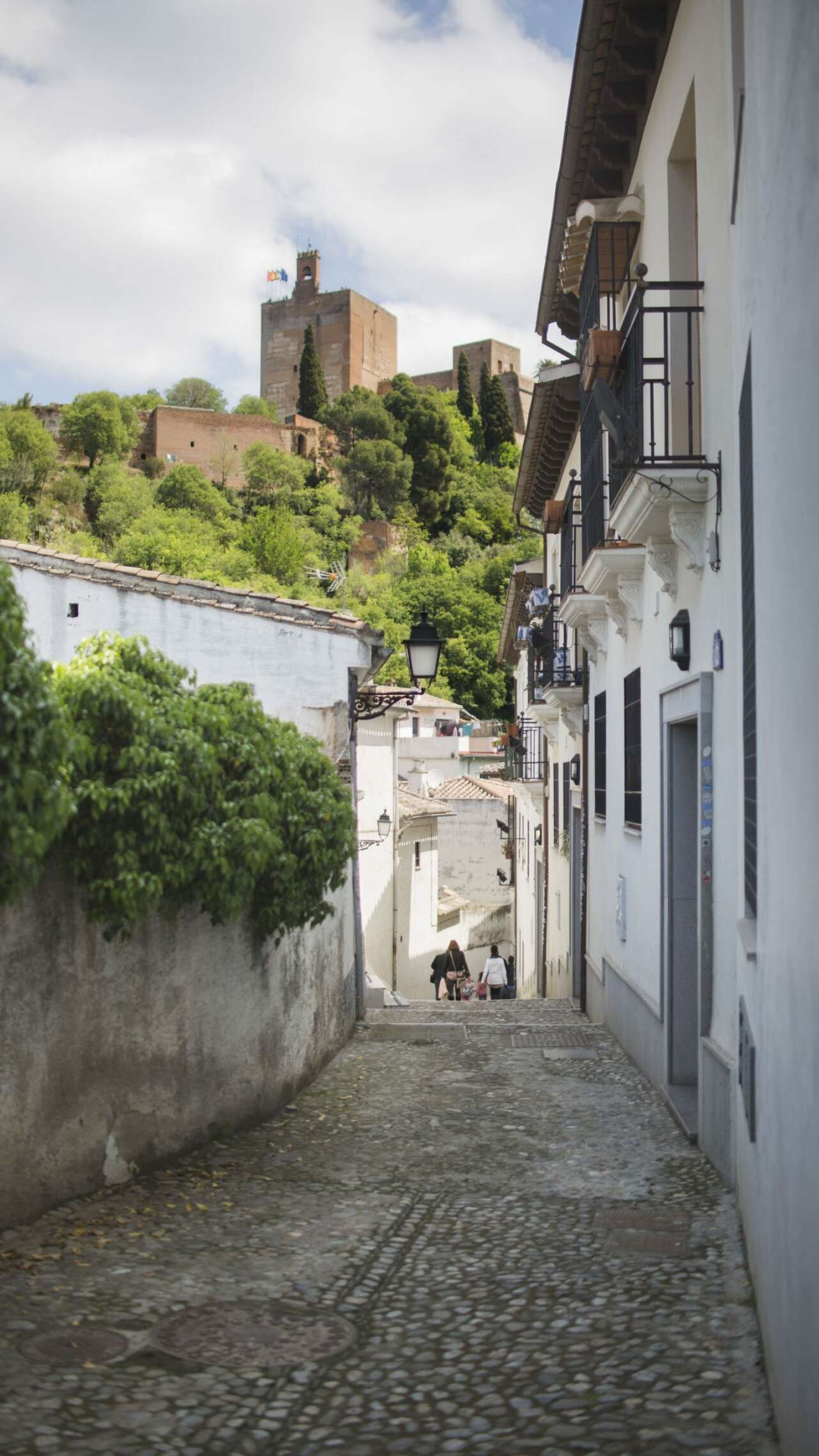 Cuesta de los infantes del barrio de Realejo. Granada