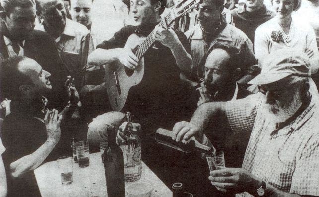 1959 Hemingway, en los Sanfermines