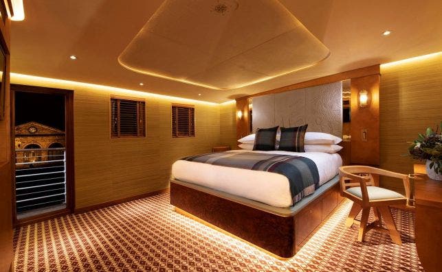 El barco-hotel cuenta con 23 habitaciones. Foto: The Fingal