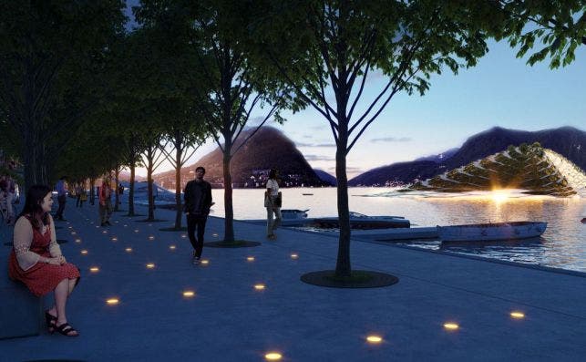 El proyecto contempla una profunda renovaciÃ³n del paseo lacustre. Foto: CRA