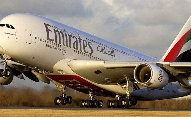 Emirates dejÃ³ en tierra a 20 A380, pero analiza si deja de volar con los otros 95 aviones de este tipo que tiene en su flota. Foto: Emirates
