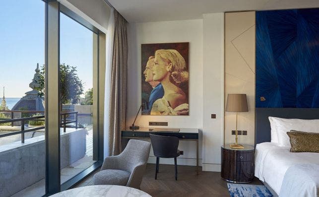 Las suites principales homenajean a Grace y Rainiero III. Foto: Hotel de Paris.