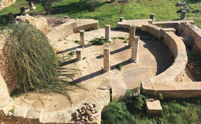 Ruinas de una villa romana en Cartago. Foto: Faouzia Ben Khoud