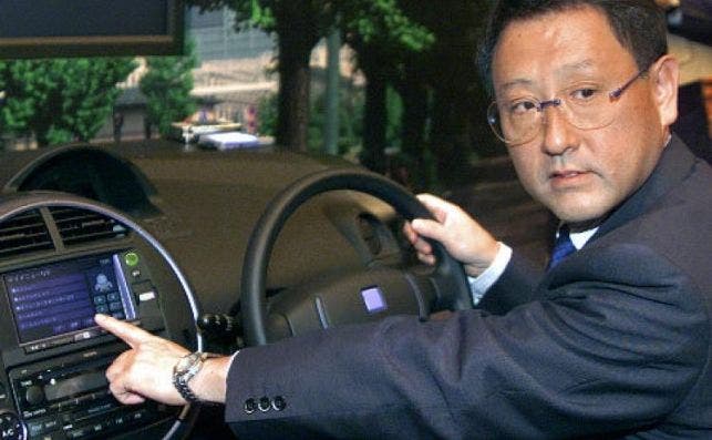 En la imagen, Akio Toyoda, presidente de Toyota.