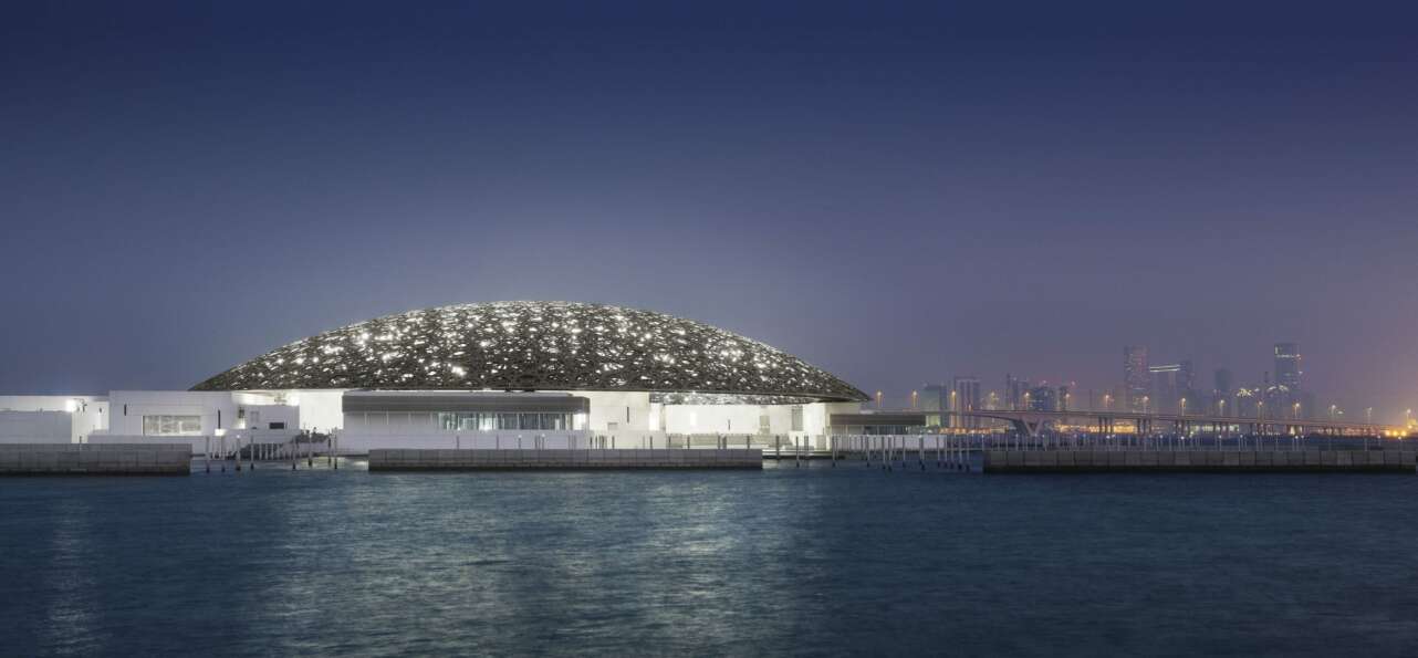 El museo Louvre en el desierto de Abu Dhabi. Foto: Mohamed Somji/Louvre Abu Dhabi