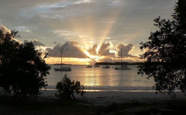 Sunset on Pines Island