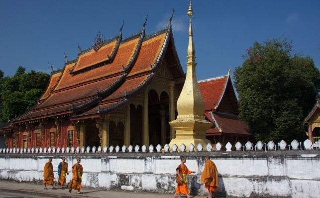 WatSen templo en Luang Prabang