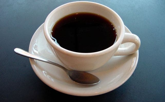A small cup of coffee
