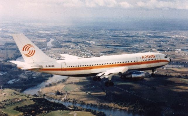 El A300, el primer aviÃ³n de Airbus, fue un Ã©xito comercial y tecnolÃ³gico. Fotos: Airbus.