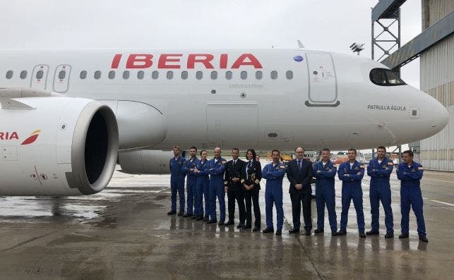 A320neo patrulla, pilotos y Luis Gallego