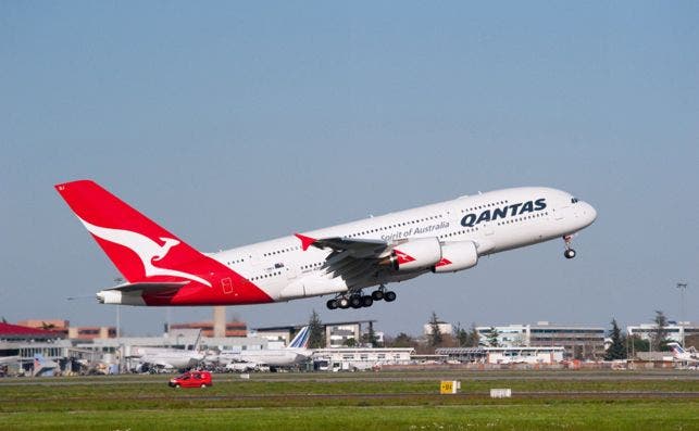 A380 Qantas Taking