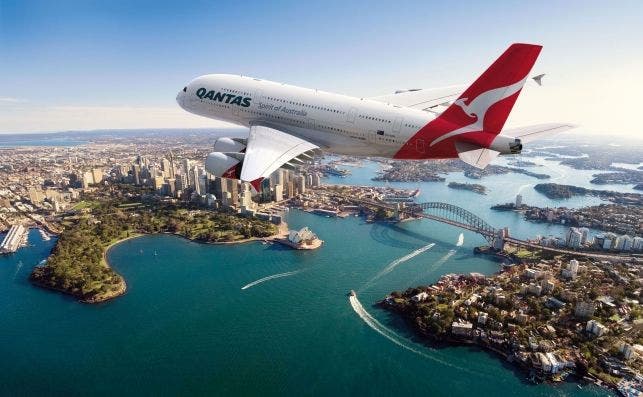 Qantas impulsa los vuelos de sus A380 con promociones para sus viajeros frecuentes. Foto: Qantas.
