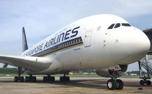 El A380 que Singapore inaugurÃ³ hace 10 aÃ±os serÃ¡ desmantelado.