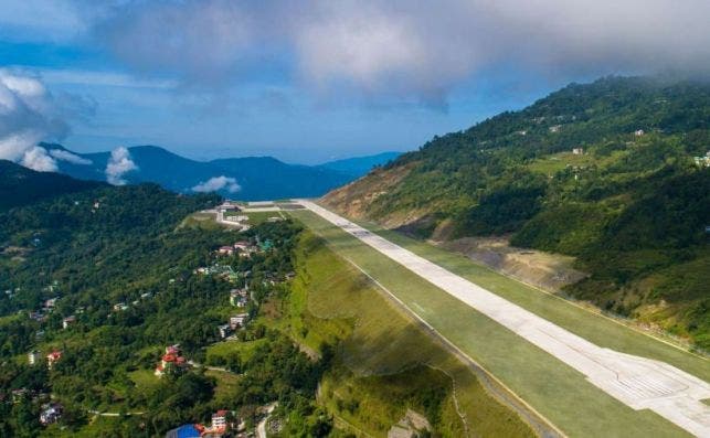 Aeropuerto de Pakyong, la India.