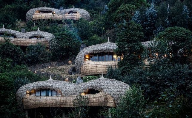 Africa Rwanda Bisate Lodge Exterior