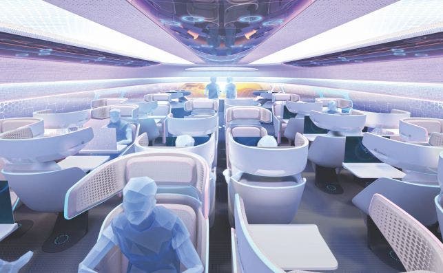 Airspace Cabin Vision 2030 de Airbus. 