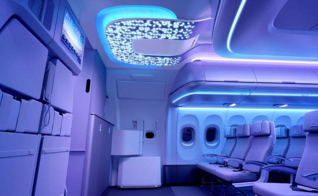 Airspace cabina conectada. Foto: Airbus.