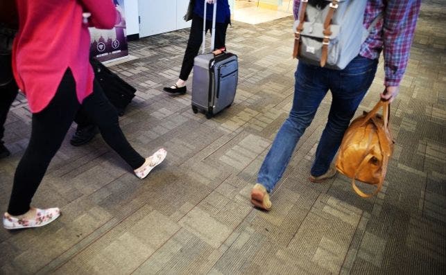 alfombra aeropuerto