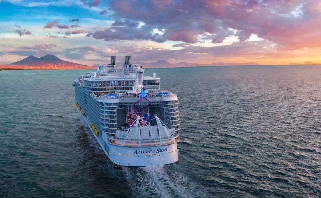El Allure of the Seas navegarÃ¡ desde Barcelona en mayo de 2020. Foto: Royal Caribbean.