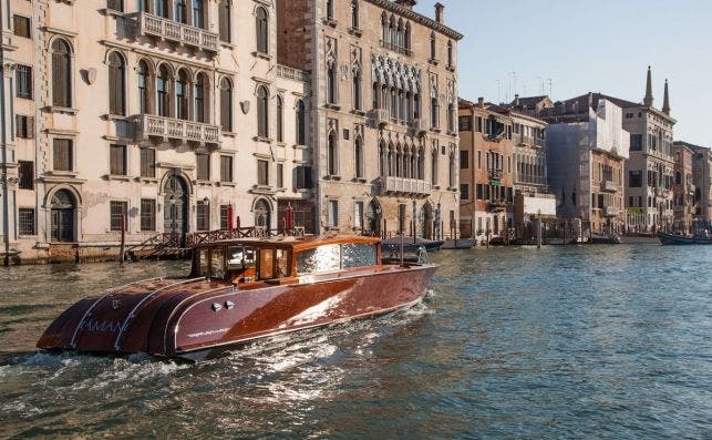 Aman Venice cuenta con su embarcadero y botes privados. Foto Aman.