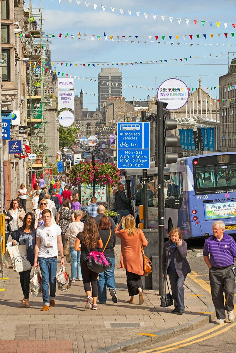 Ambiente en Aberdeen. Foto Visit Aberdeen.