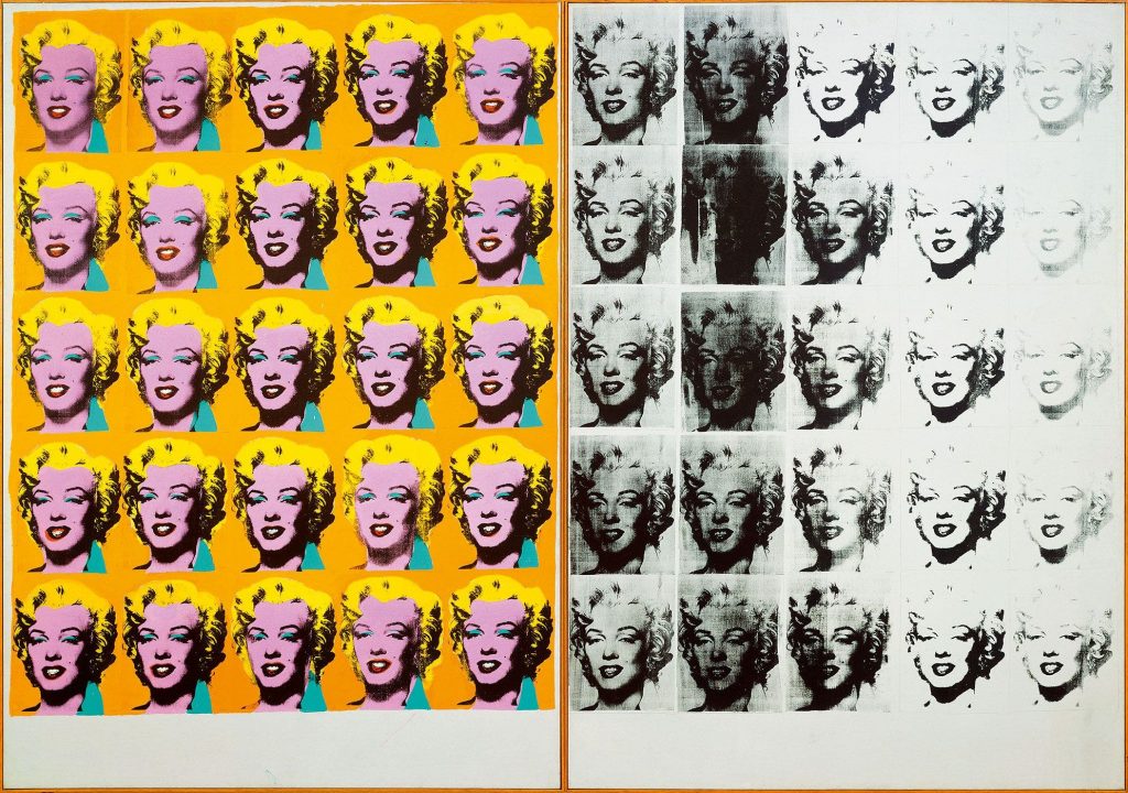 Retratos de Marilyn Monroe, de Andy Warhol. Foto: Tate Britain