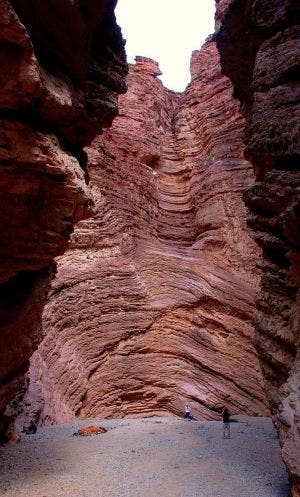 anfiteatro en la quebrada de la concha