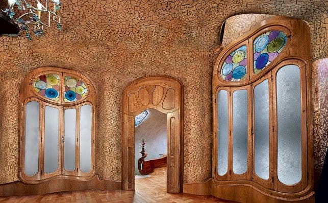 Cada ambiente revela nuevas sorpresas al visitante. Foto: Casa BatllÃ³ â€“ GaudÃ­ â€“ Barcelona.