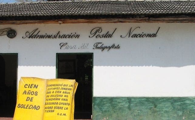 La casa del telegrafista, donde trabajÃ³ el padre de GarcÃ­a MÃ¡rquez.