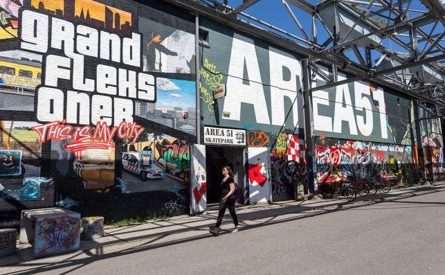 Area51, en el barrio de Strijp S, el barrio mÃ¡s 'cool' de Eindhoven. Foto Turismo de Holanda.