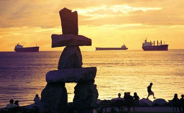 Arte en la English Bay West End