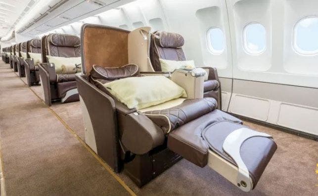 Asiento cama Foto Caledonia Jets