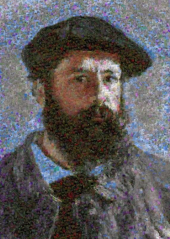 Autoportrait de Claude Monet Gauthier Fabri