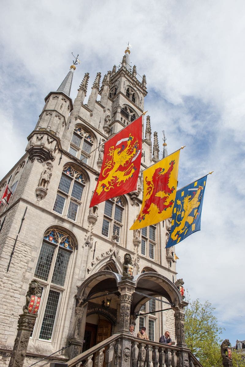 Ayuntamiento de Gouda. Foto: Turismo de Holanda.