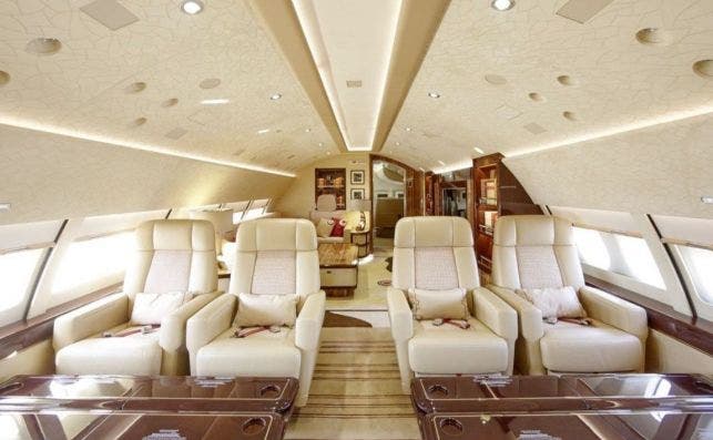 La familia real de Qatar pone a la venta otro B747 decorado a todo lujo. Foto Amac Aerospace