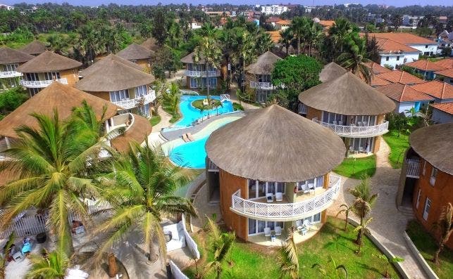 Balafon Beach Resort, Gambia.