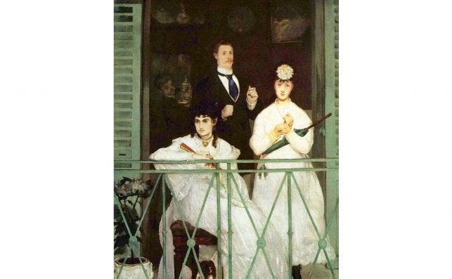 Le balcon, pintura de Eduard Manet